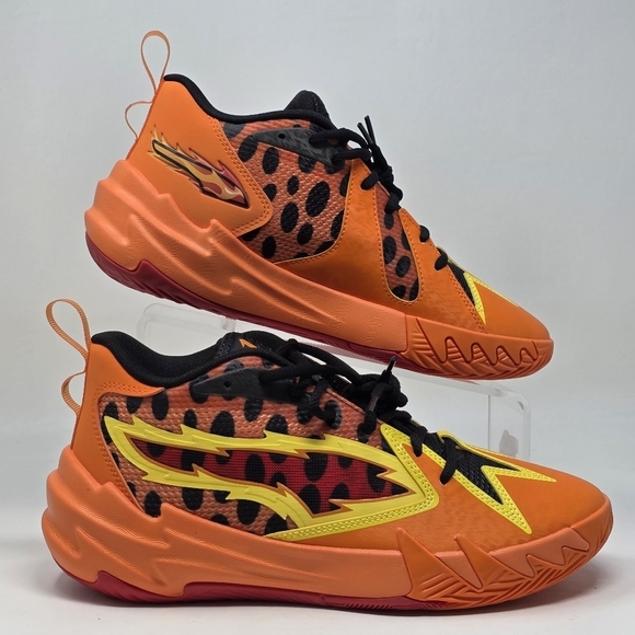 Puma Hoops x Cheetos Flamin Hot Scoot Zeros Basketball 309865-02 Youth Sz 7 New - Picture 2 of 11